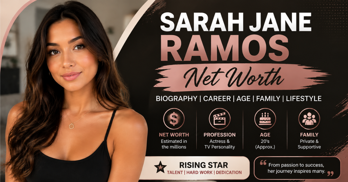 Sarah Jane Ramos Net Worth Age Career and Biography